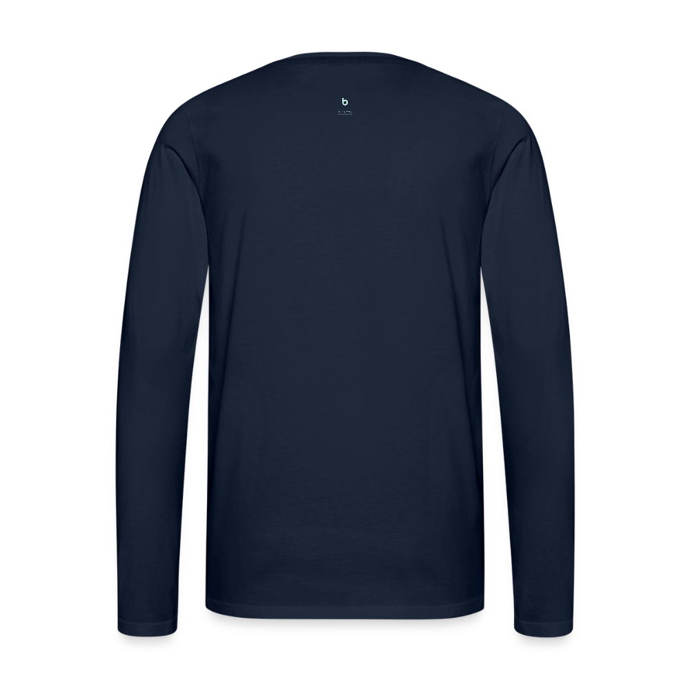 Men's Premium Longsleeve Shirt - navy