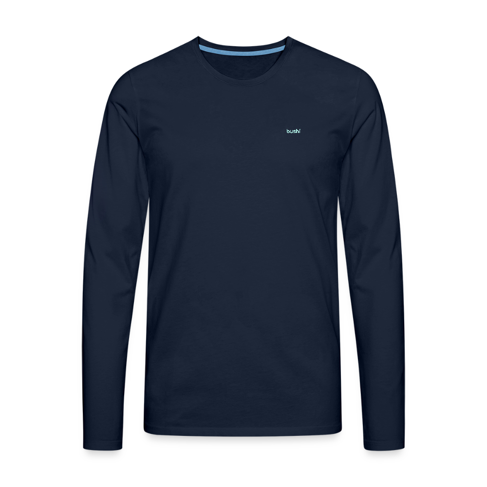 Men's Premium Longsleeve Shirt - navy