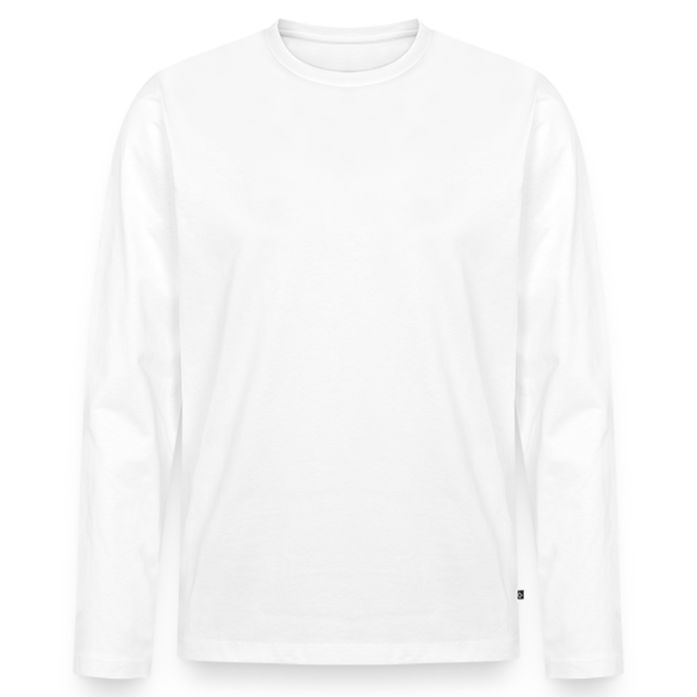 Men's Premium Longsleeve Shirt - white
