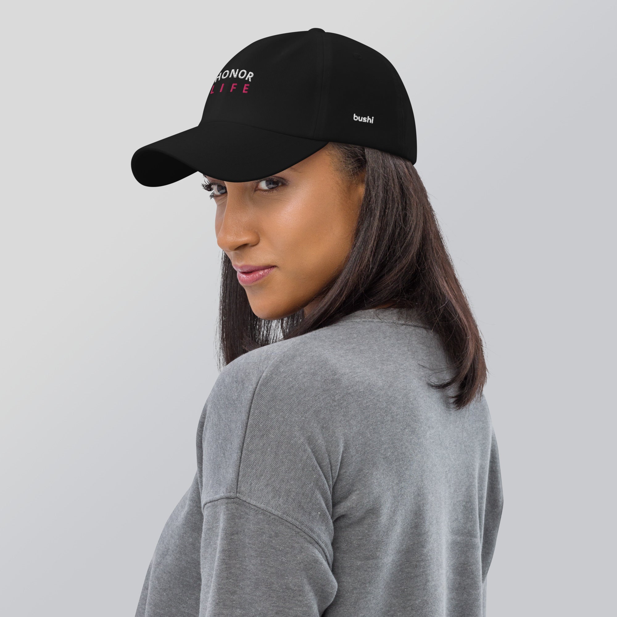 "Honor Life" Adjustable Cotton Twill Dad Hat