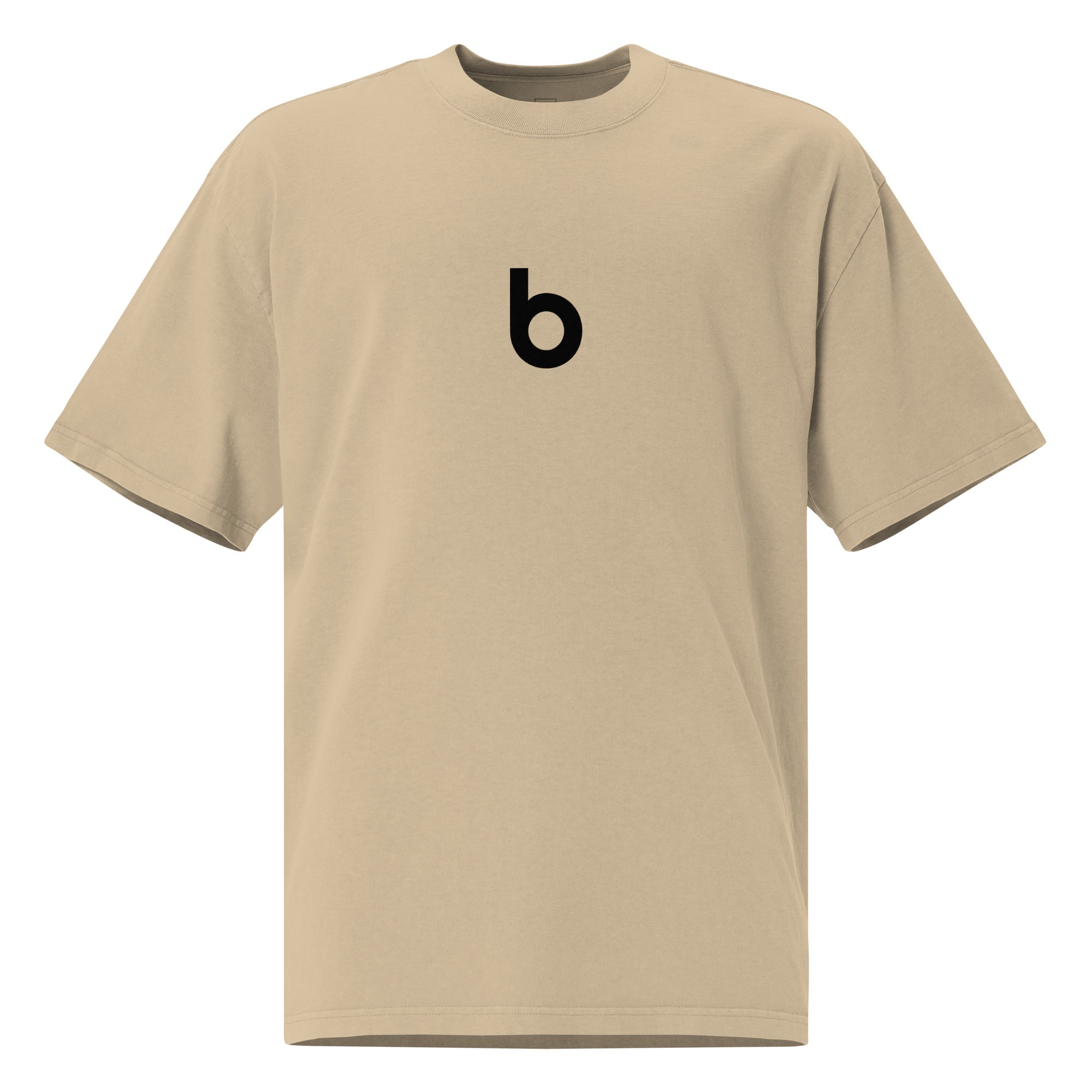 Oversized Faded Cotton T-Shirt