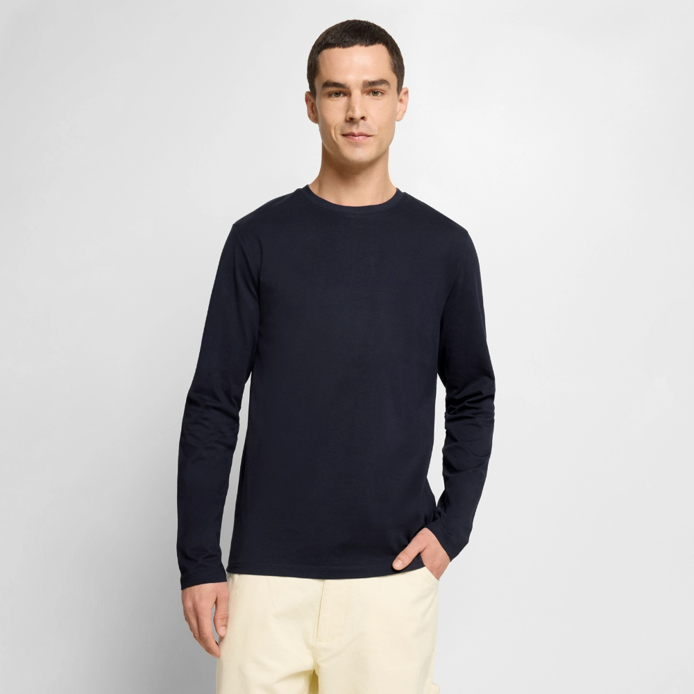 Men's Premium Longsleeve Shirt - navy