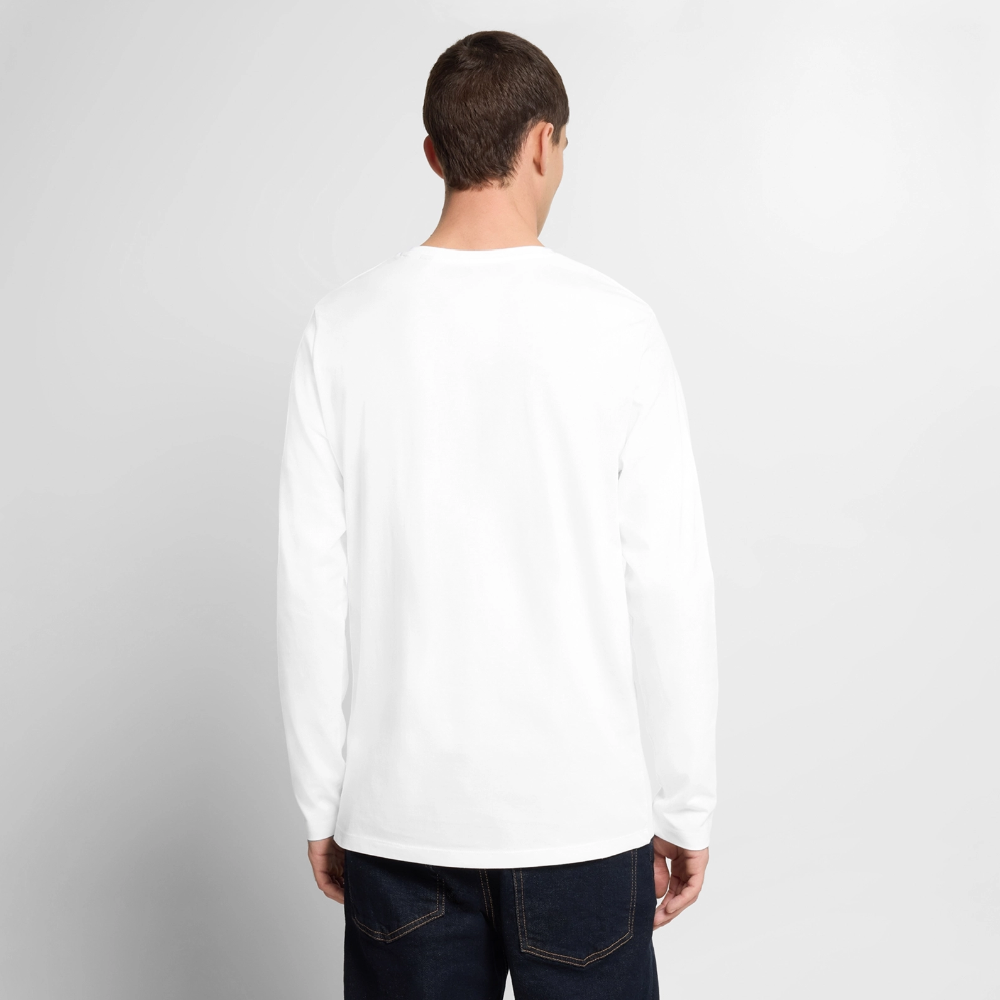 Men's Premium Longsleeve Shirt - white