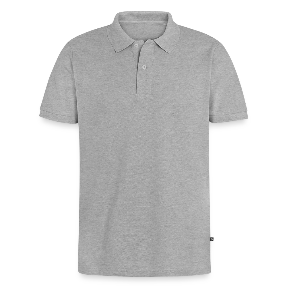 Men's Premium Organic Polo Shirt - heather grey