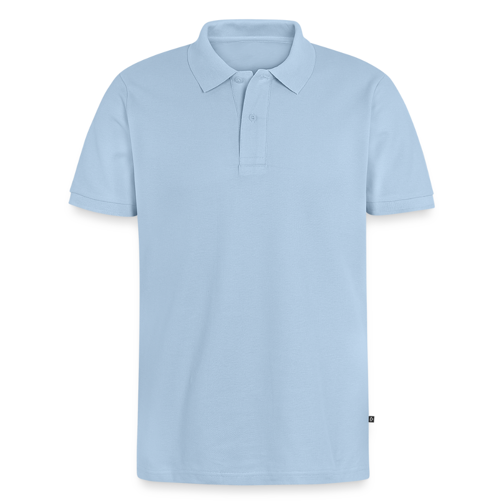 Men's Premium Organic Polo Shirt - light blue
