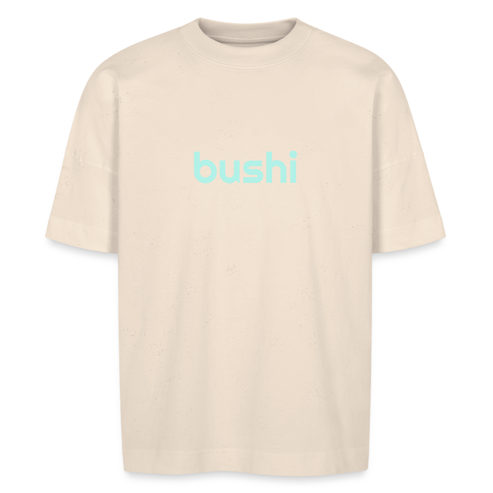 BUSHI BLASTER unisex oversize organic T-shirt - natural raw