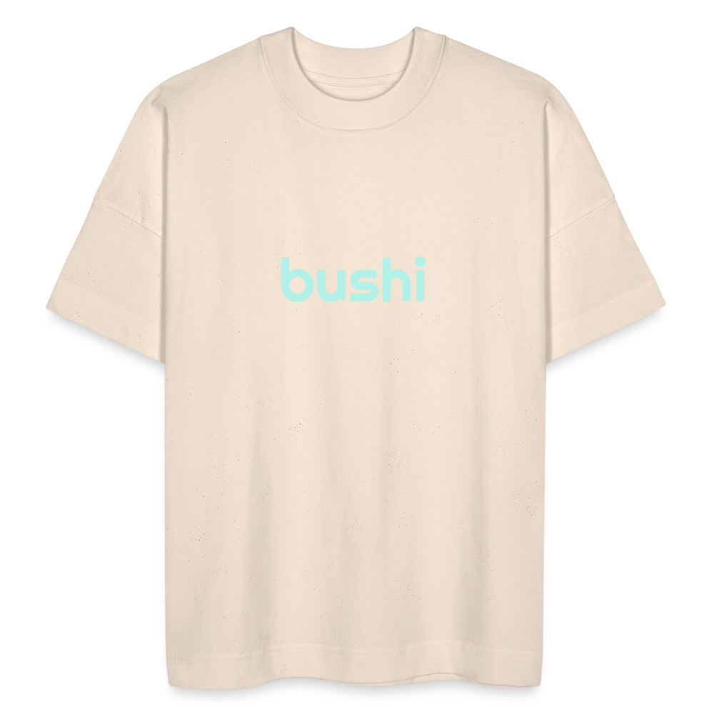 BUSHI BLASTER unisex oversize organic T-shirt - natural raw