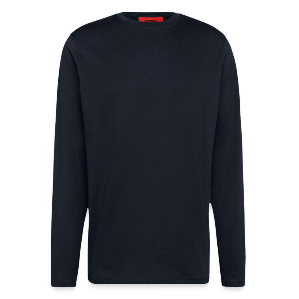 Organic Relaxed Longsleeve Shirt - DARK NAVY