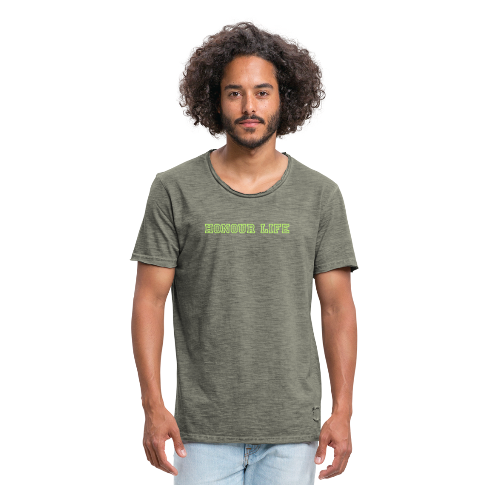 HONOUR LIFE Men’s Vintage T-Shirt - vintage khaki